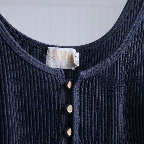 Nation LTD. Los Angeles black ribbed knit tanktop - Picture 4 of 8